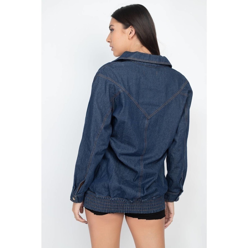 Iris Denim Buckle Jean Jacket - Picture 5 of 6